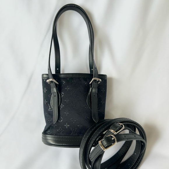 RARE Louis Vuitton Satin Mini Bucket Bag - Picture 1 of 12